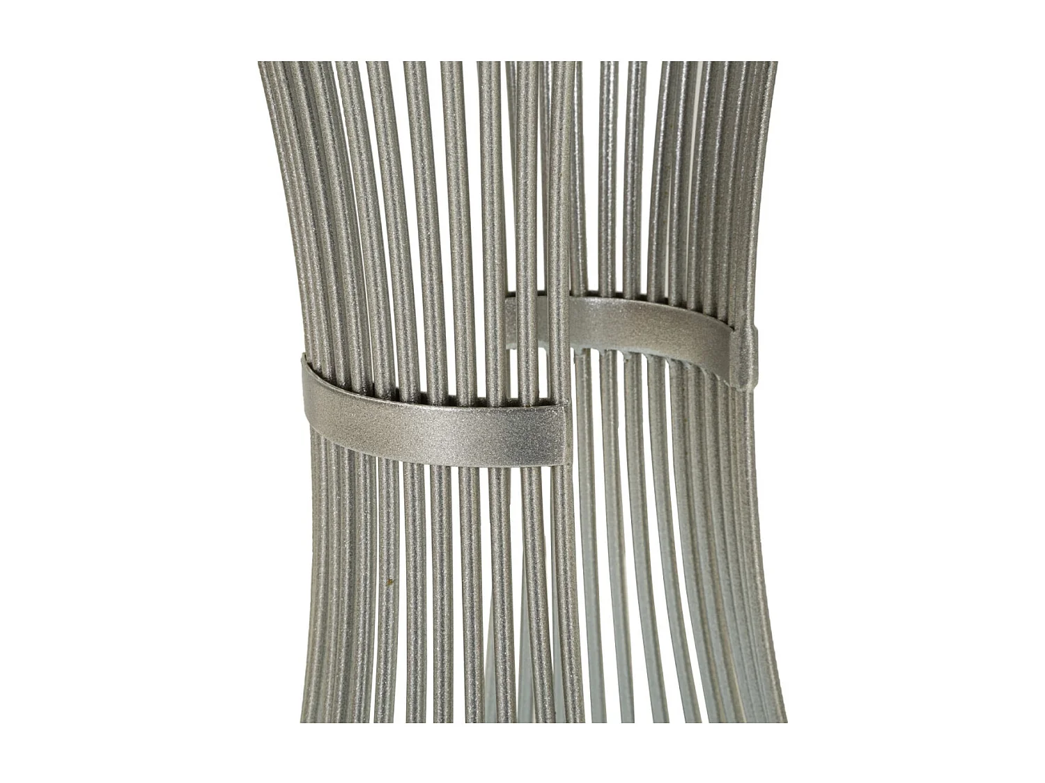 Table d'Appoint en Marbre "Funnel" 79cm Argent