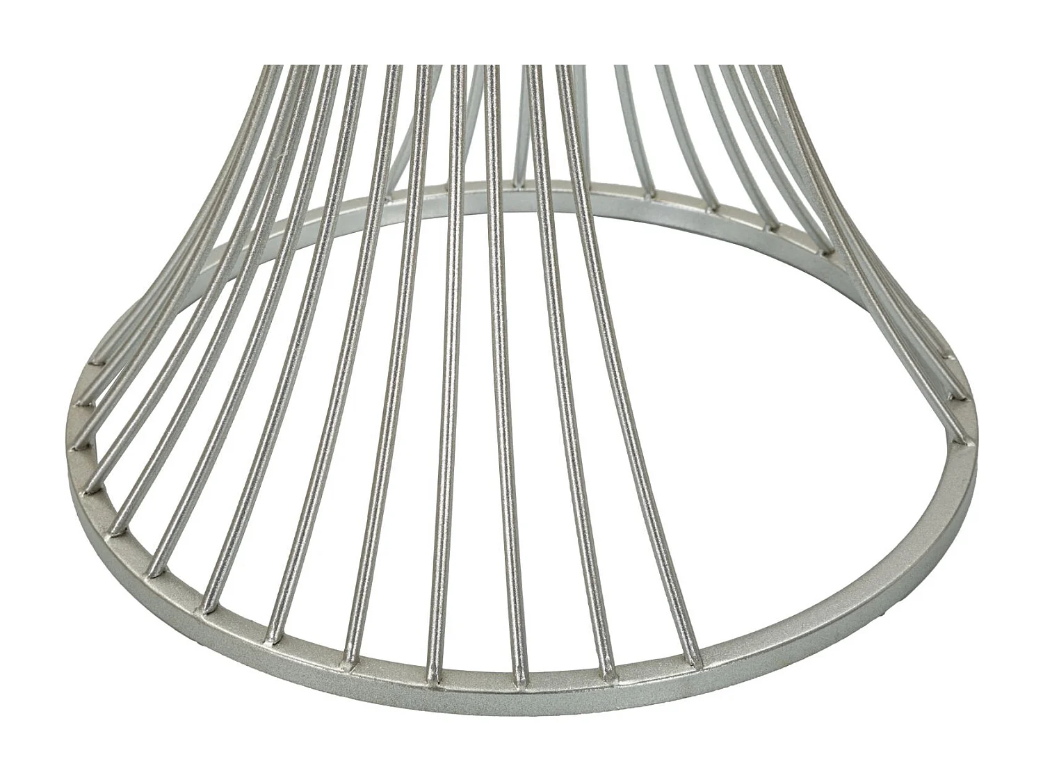 Table d'Appoint en Marbre "Funnel" 79cm Argent