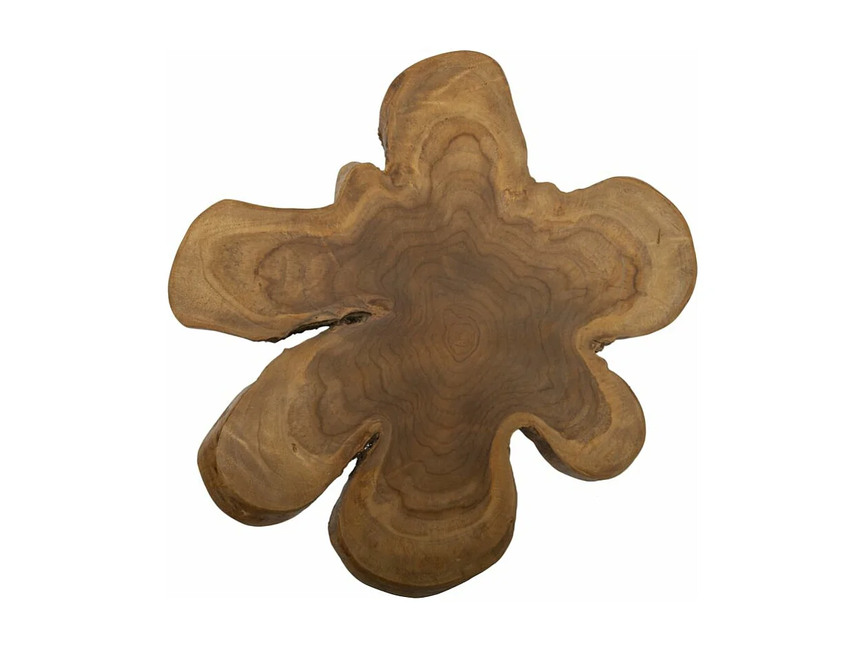 Table d'Appoint en Bois "Bintang" 50cm Naturel