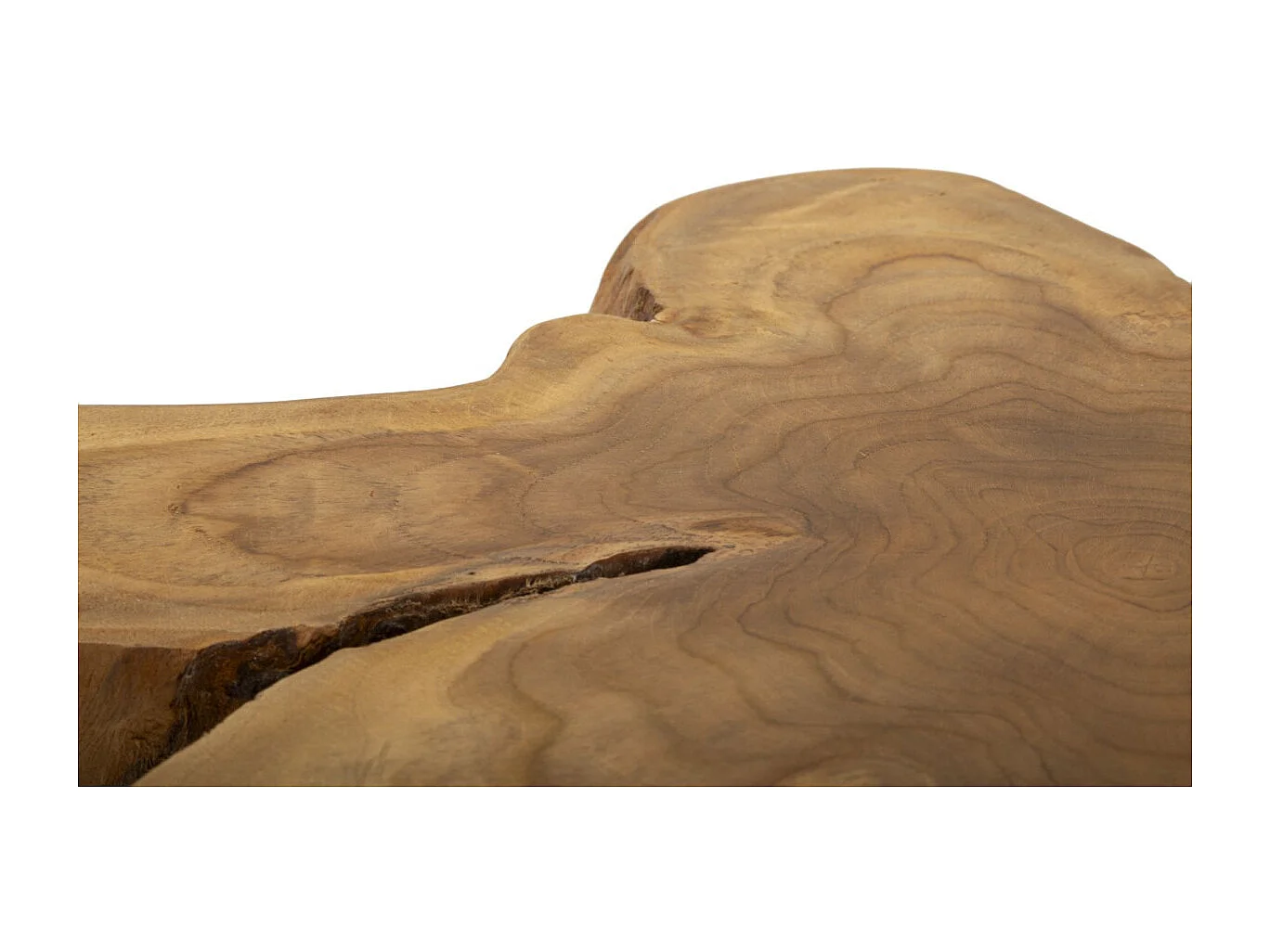 Table d'Appoint en Bois "Bintang" 50cm Naturel