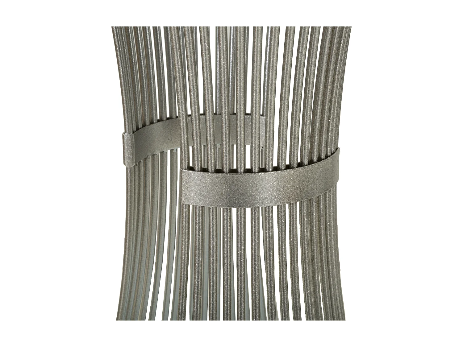 Table d'Appoint en Marbre "Funnel" 100cm Argent