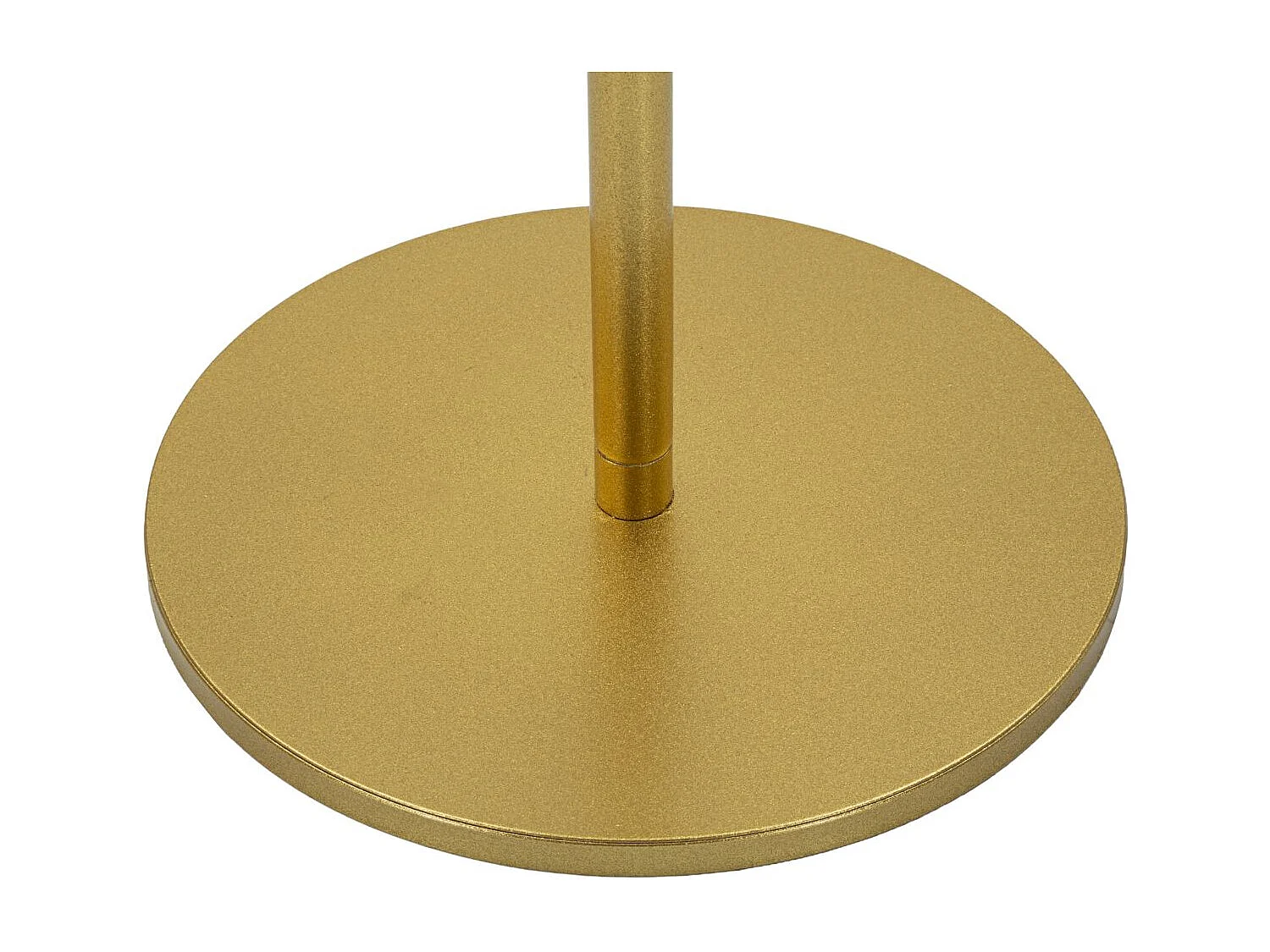 Tavolinetto in metallo dorato cm Ø 51x100