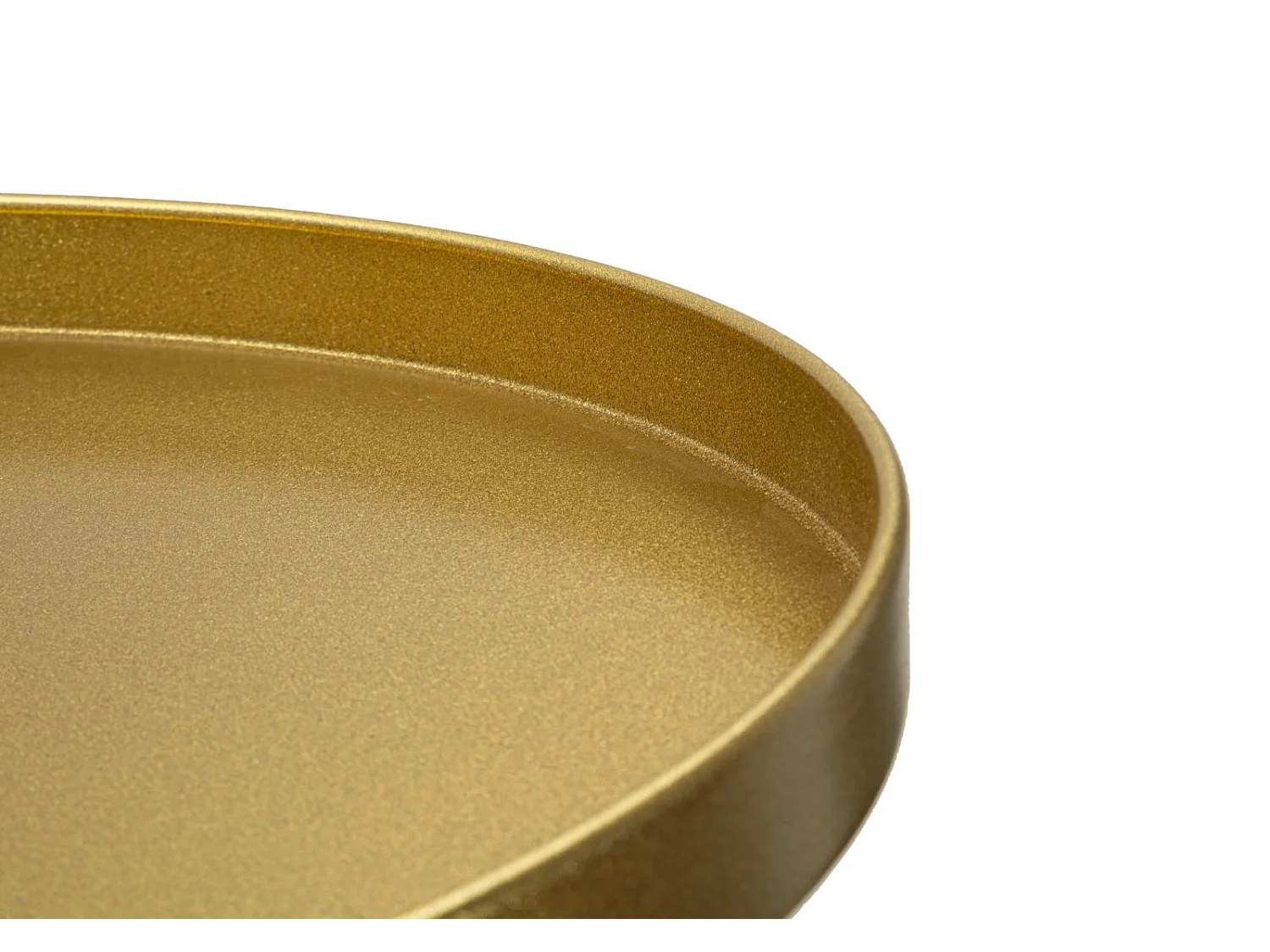 Table d'Appoint en Métal "Doha" 100cm Or