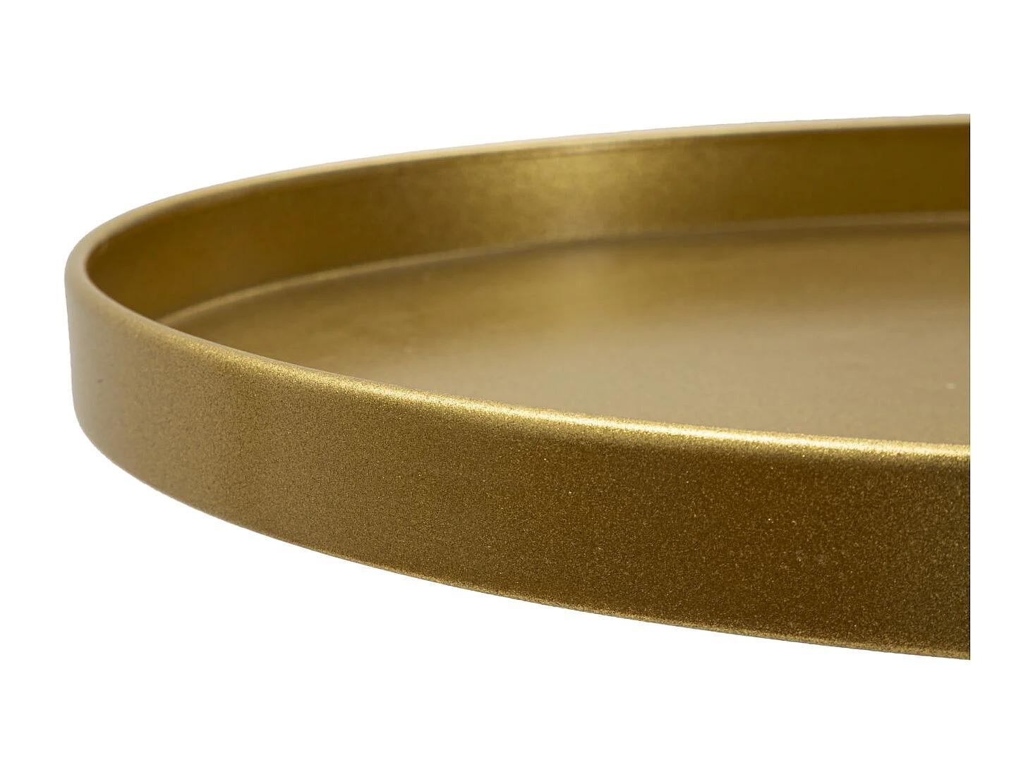 Table d'Appoint en Métal "Doha" 100cm Or