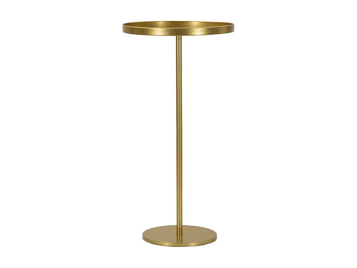 Table d'Appoint en Métal "Doha" 100cm Or
