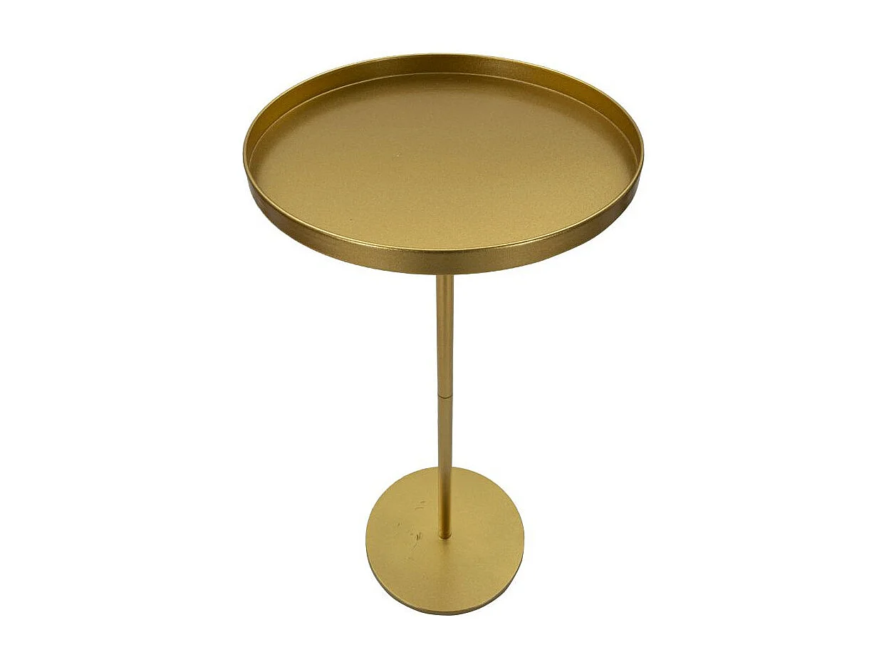 Table d'Appoint en Métal "Doha" 100cm Or