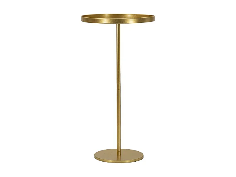 Table d'Appoint en Métal "Doha" 100cm Or