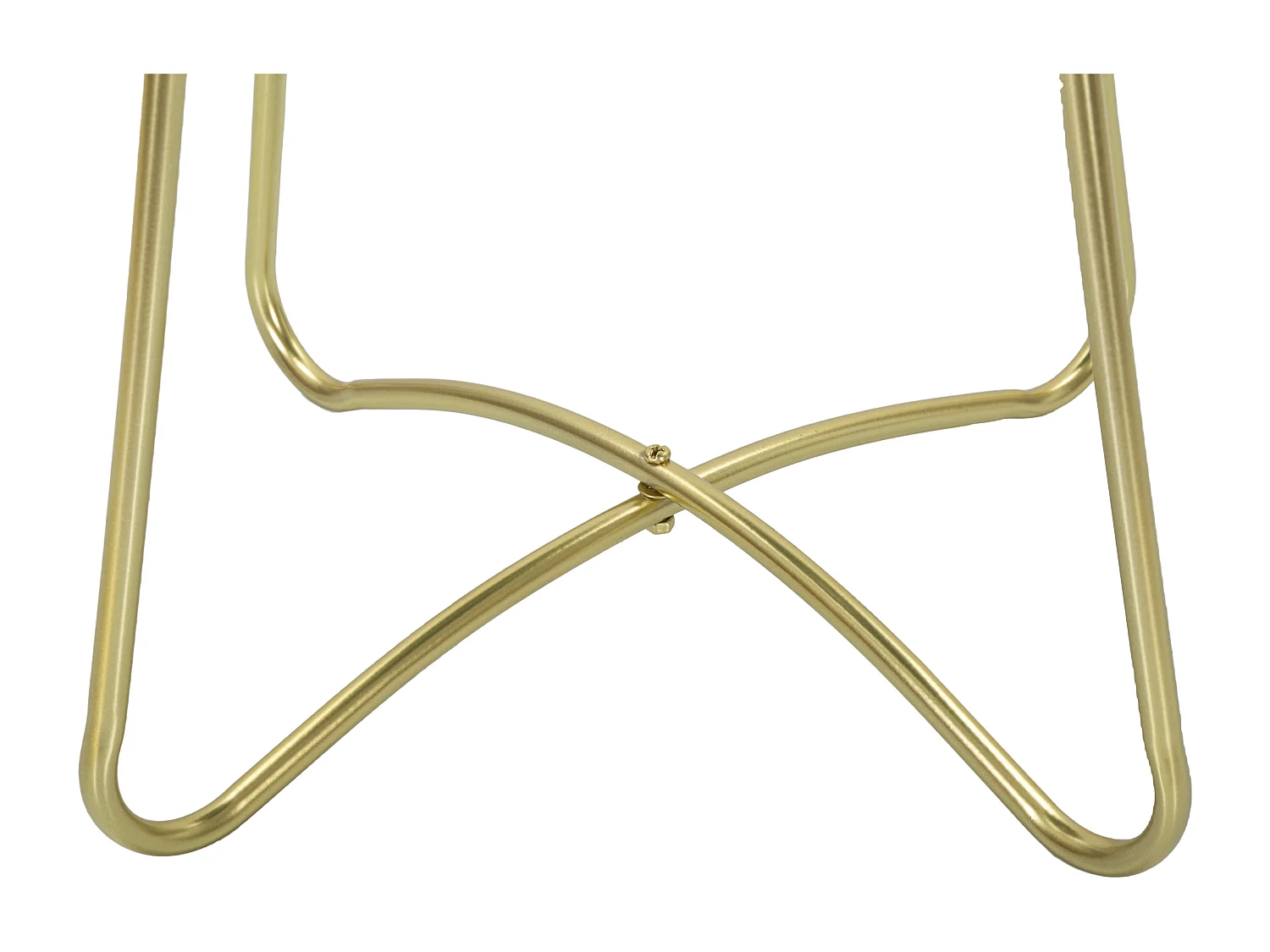 Table d'Appoint Design "Grent" 59cm Vert & Or