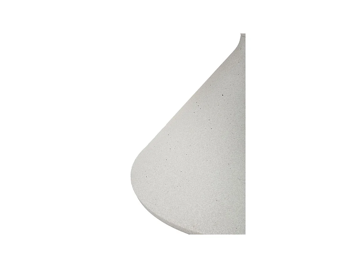 Beistelltisch aus Metall weiß Ø 42x40 cm