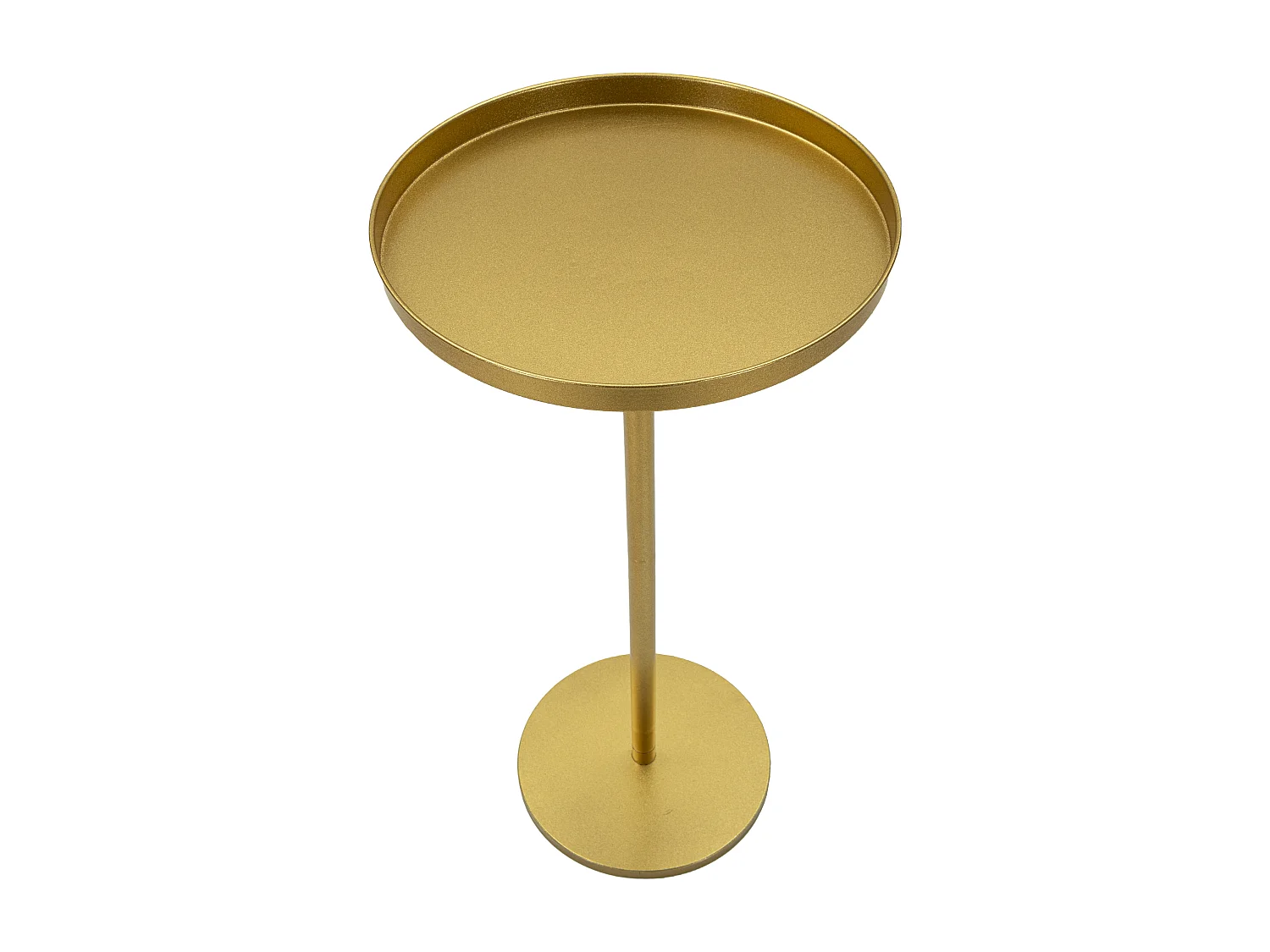 Table d'Appoint en Métal "Doha" 80cm Or