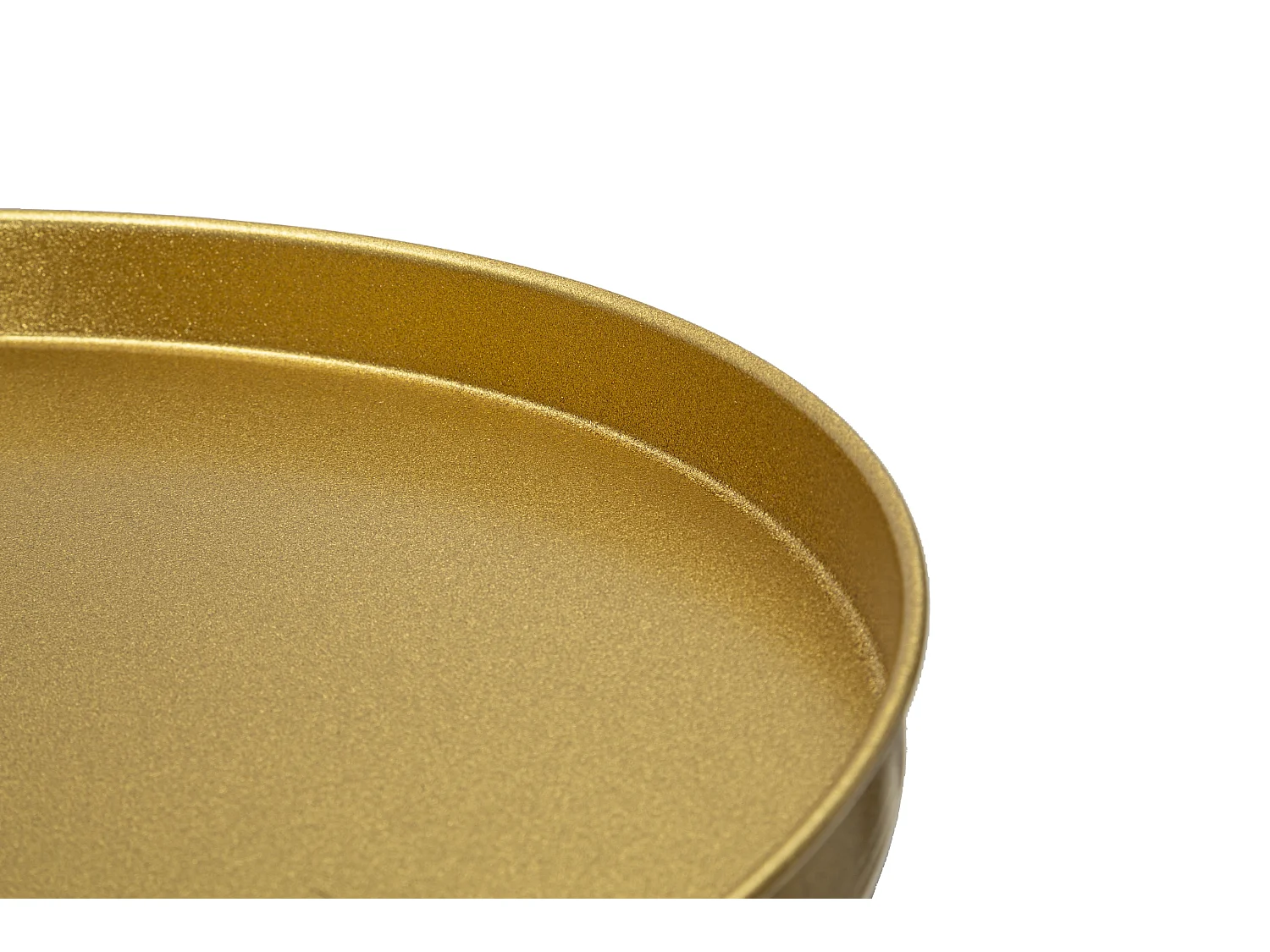 Table d'Appoint en Métal "Doha" 80cm Or