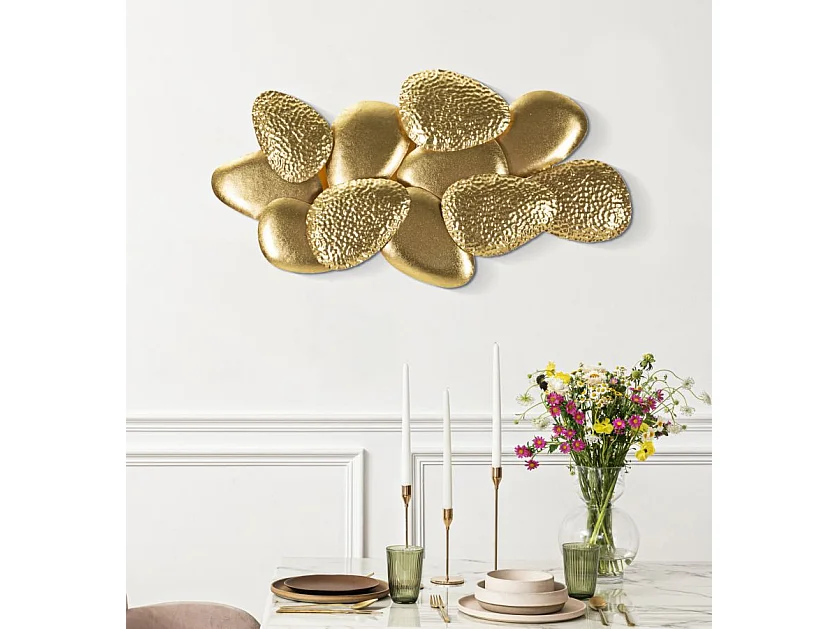 Applique Murale en Métal "Shell" 59cm Or