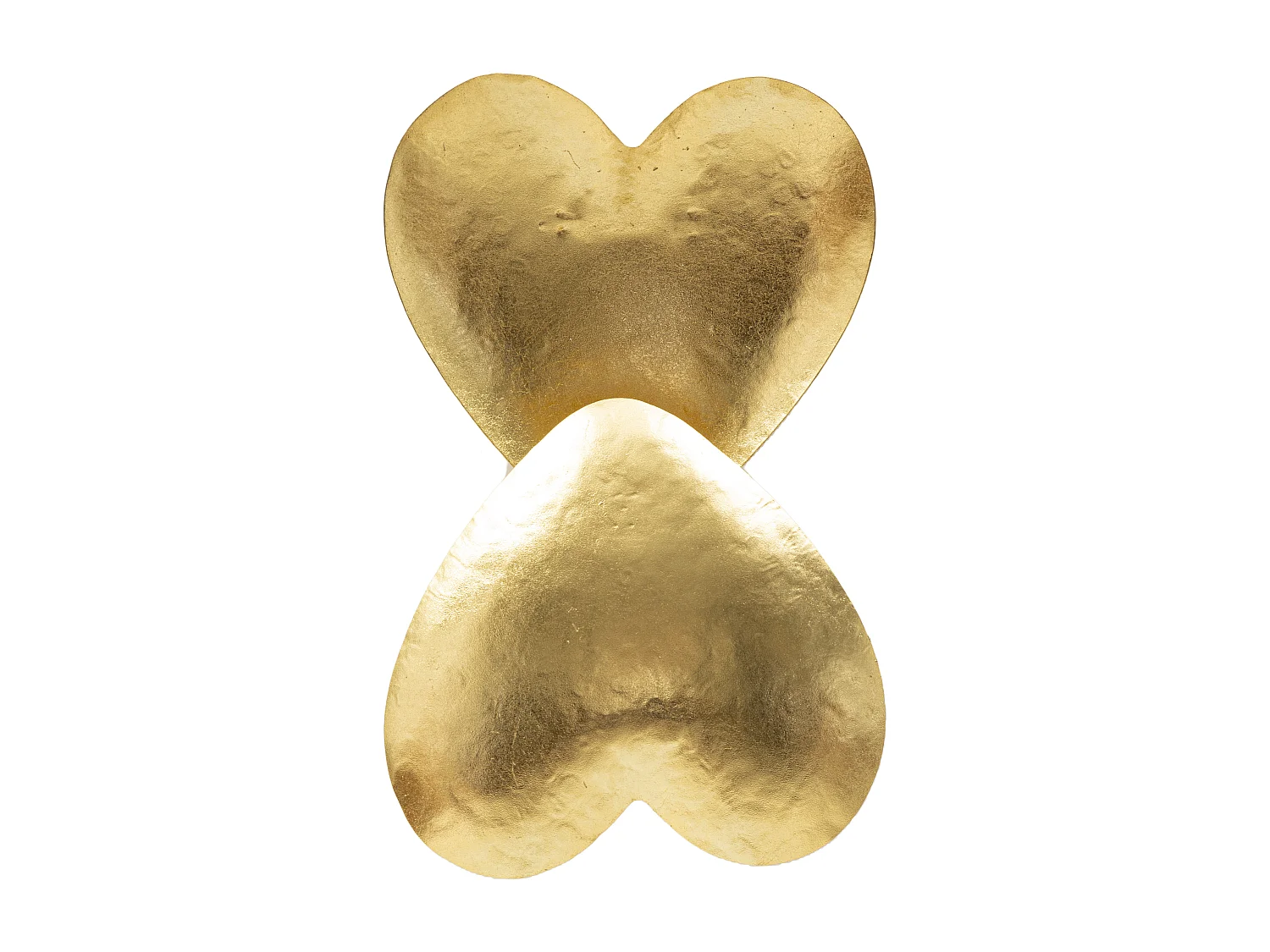 Applique Murale en Métal "Goldy Heart" 25cm Or