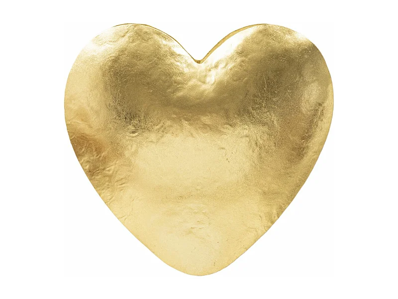 Applique Murale en Métal "Goldy Heart" 25cm Or