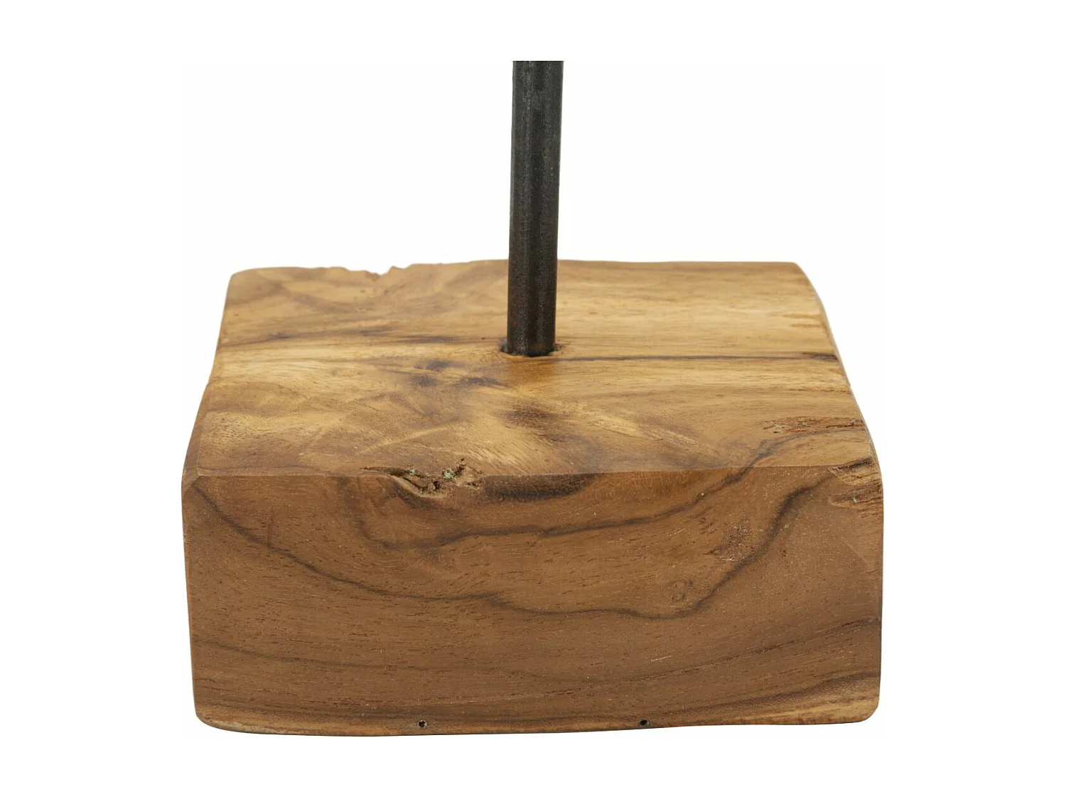 Objet Déco en Teck "Cœur" 25cm Naturel