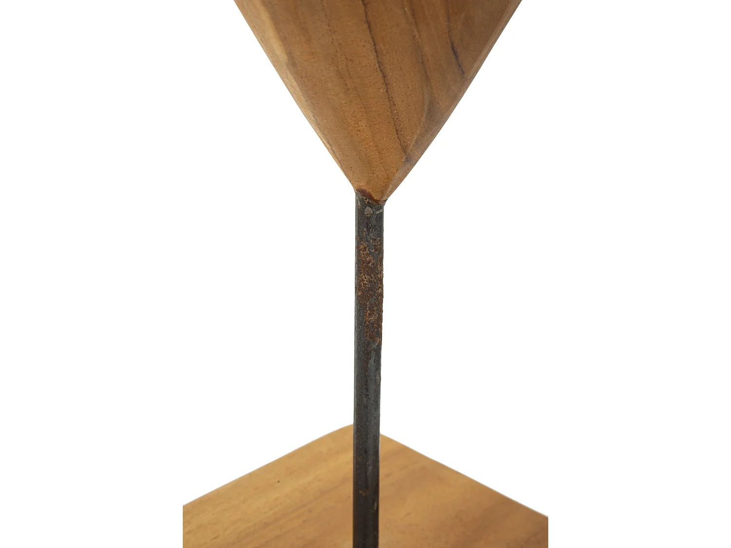 Objet Déco en Teck "Cœur" 37cm Naturel