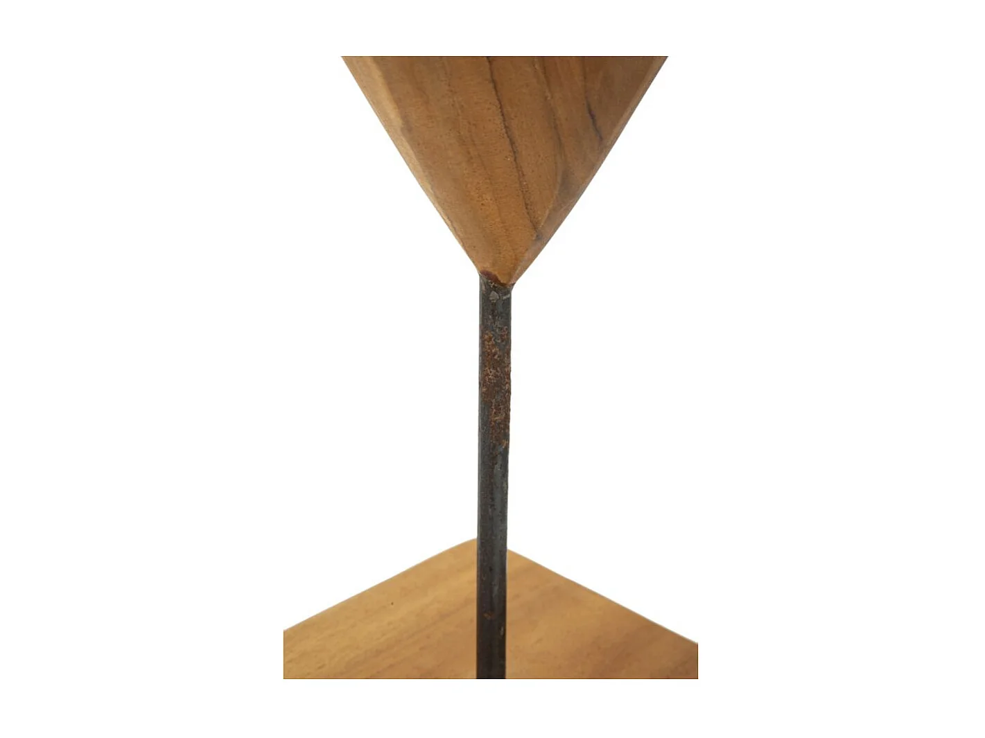 Scultura in legno marrone cm 20x12x37