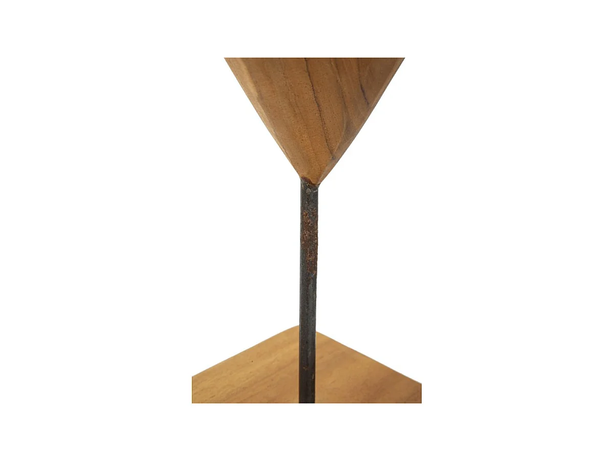 Bruin houten sculptuur 20x12x37 cm
