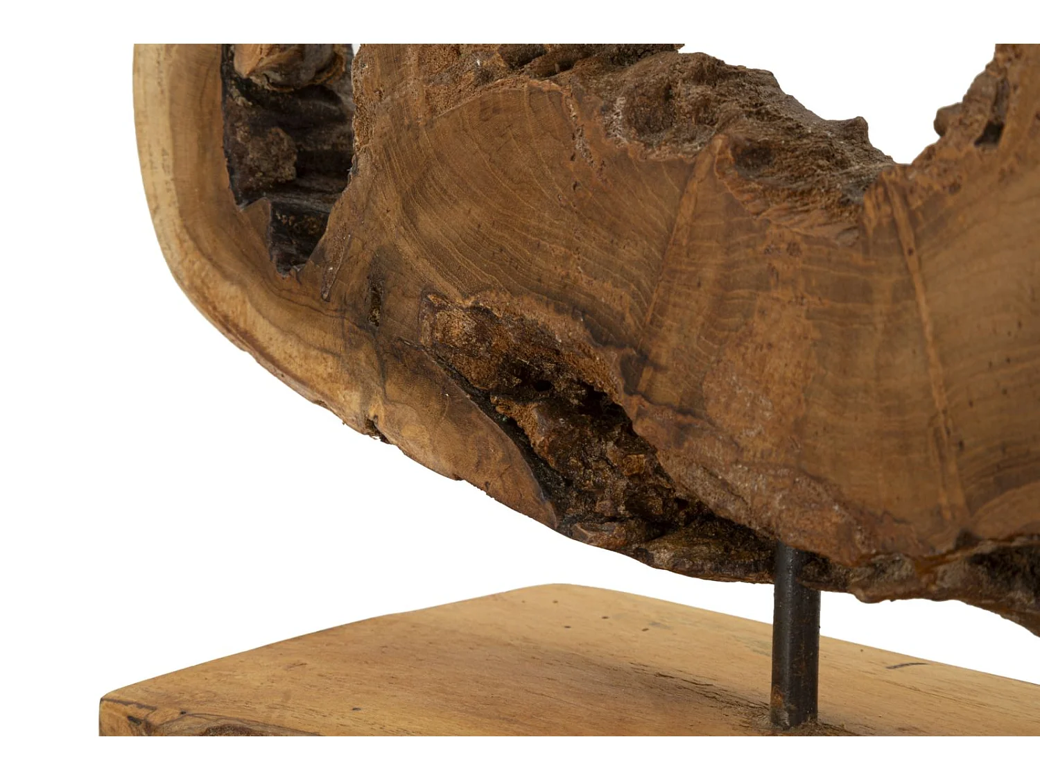 Objet Déco en Teck "Bintang" 35cm Naturel