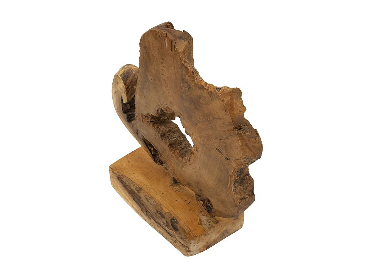 Objet Déco en Teck "Bintang" 35cm Naturel