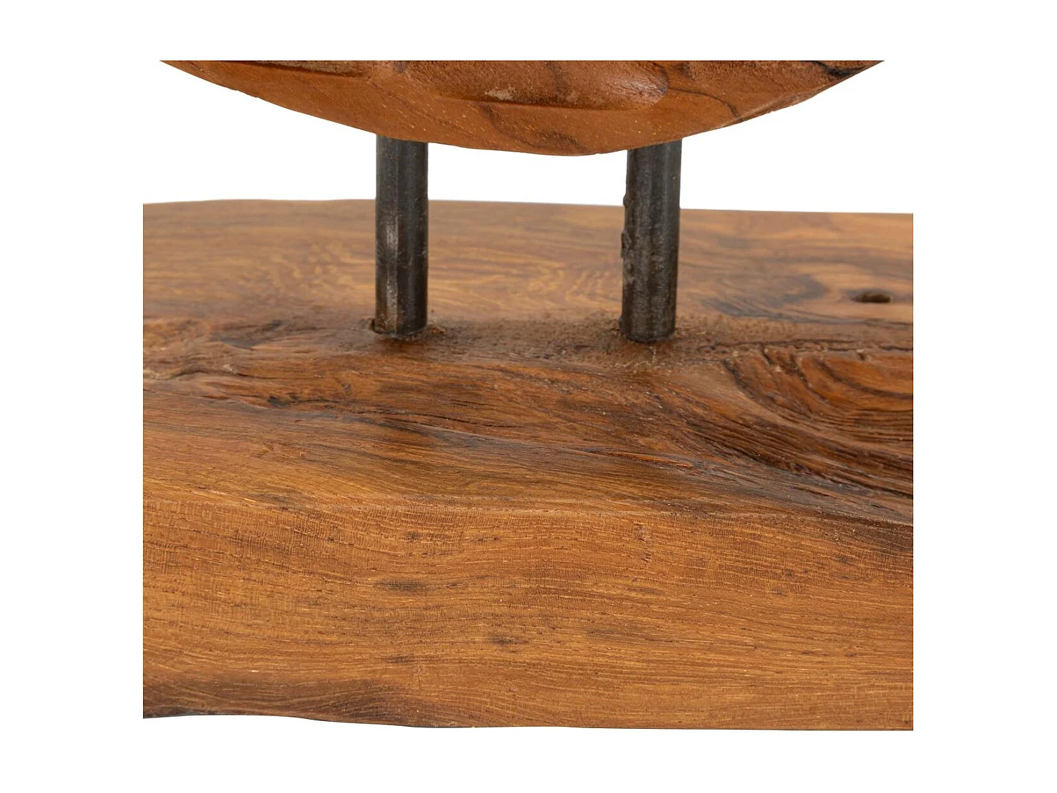 Objet Déco en Teck "Sculpture" 40cm Naturel