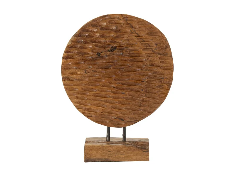 Scultura in legno marrone cm 30x15,5X40