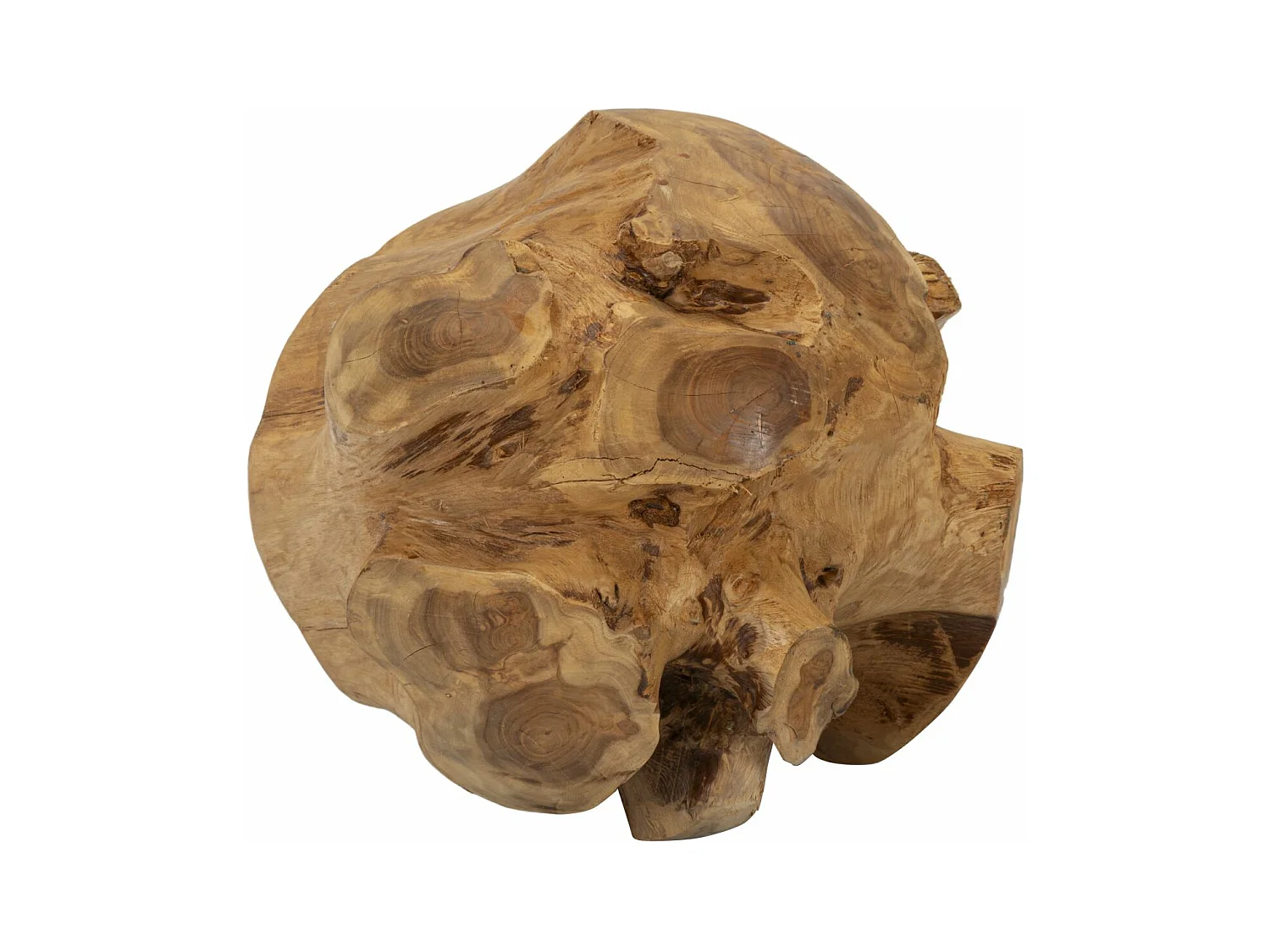 Sphère en bois marron Ø 40 cm