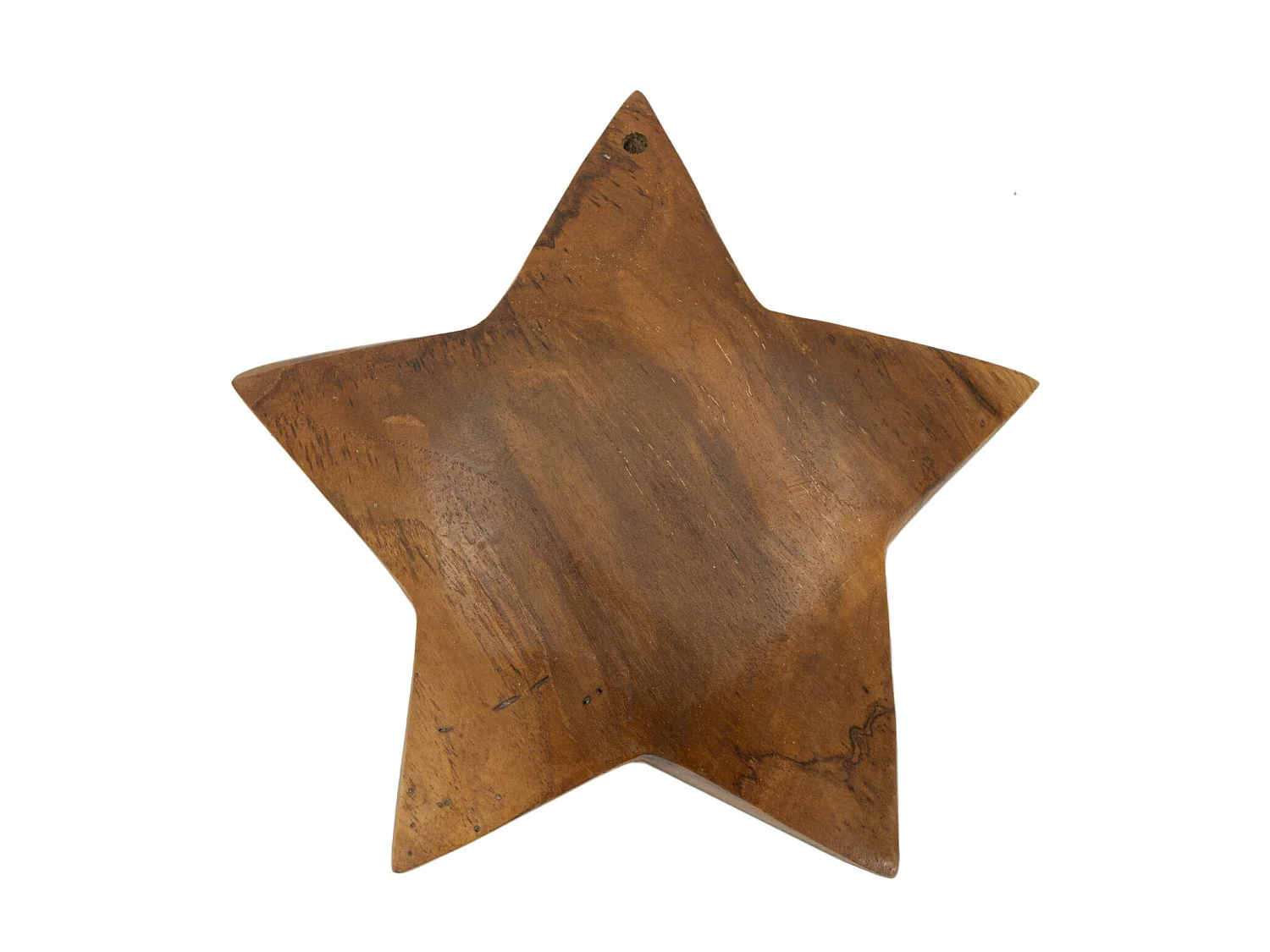 Decorazione in legno marrone cmØ19x5