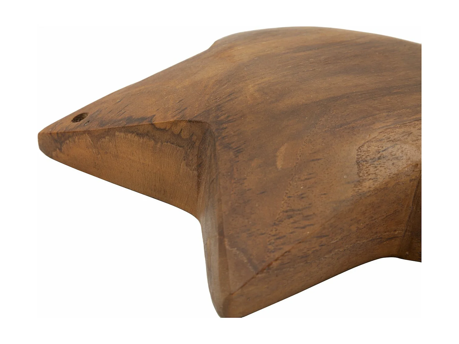 Decorazione in legno marrone cmØ19x5