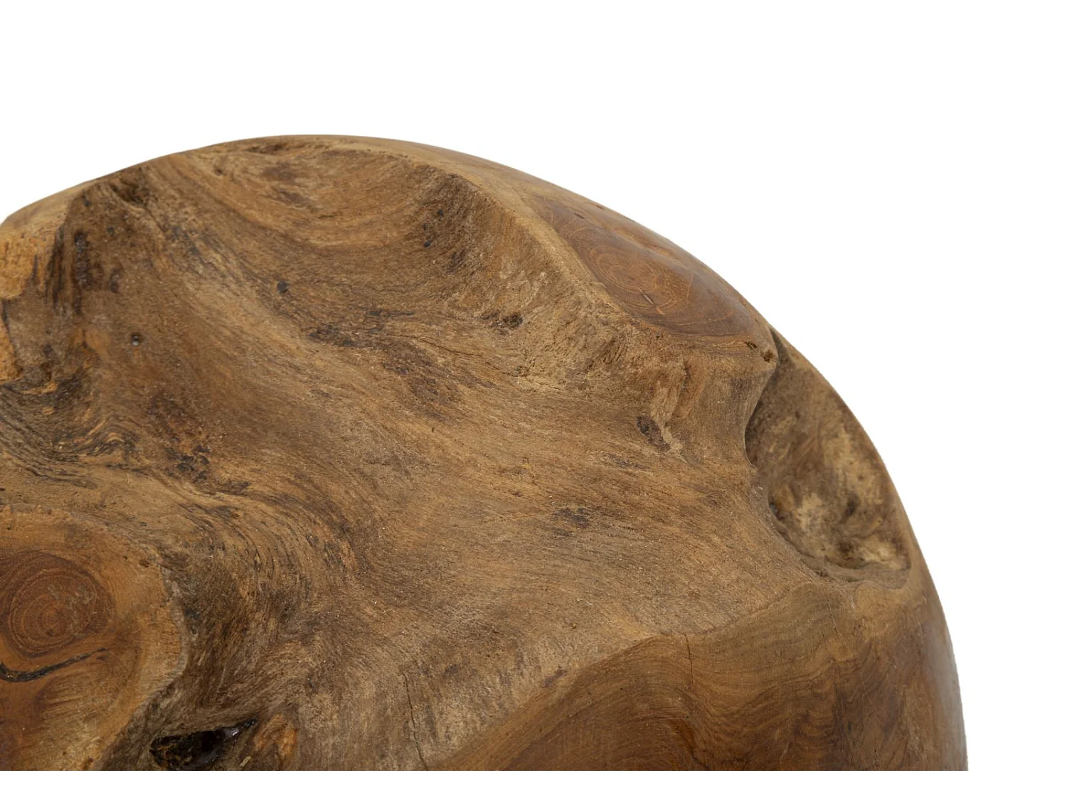 Sphère en bois marron Ø 25 cm