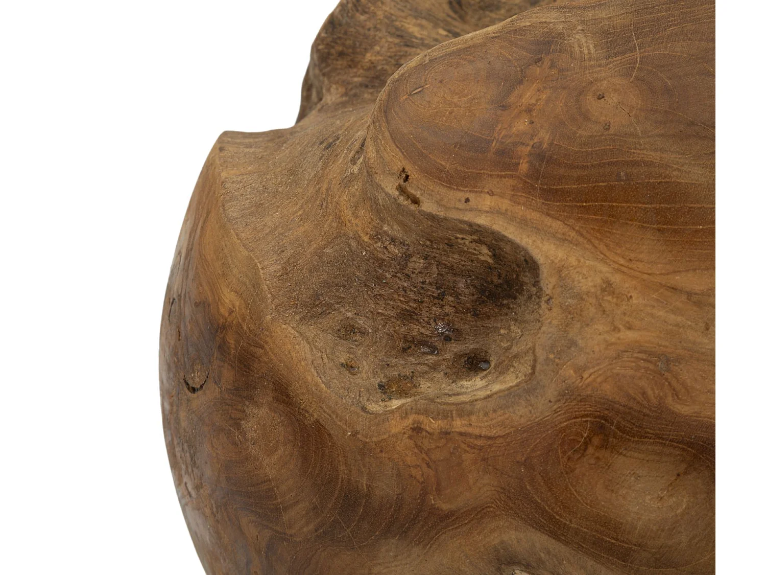 Sphère en bois marron Ø 25 cm