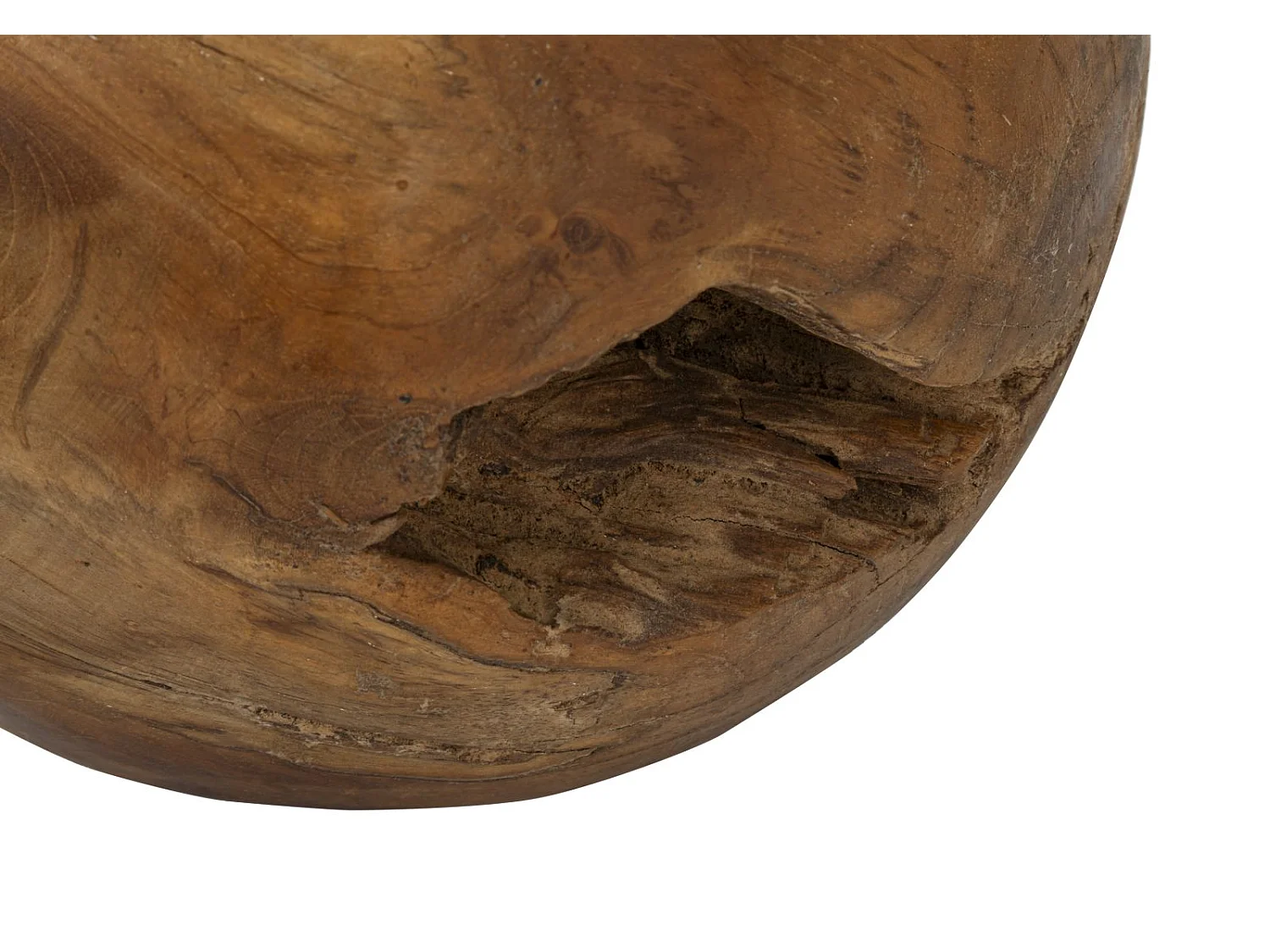 Sphère en bois marron Ø 25 cm