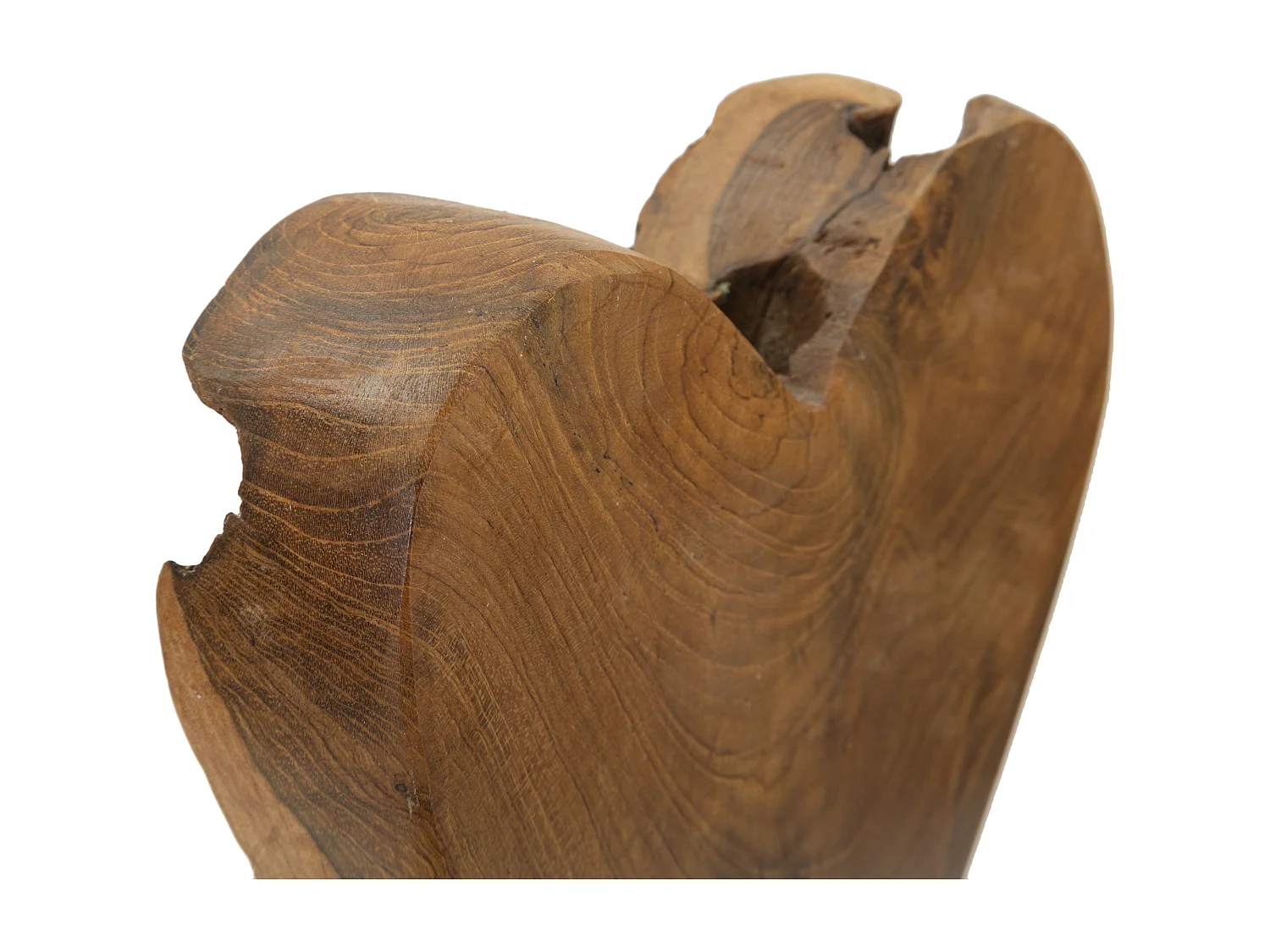 Scultura in legno marrone cm 15x10x35