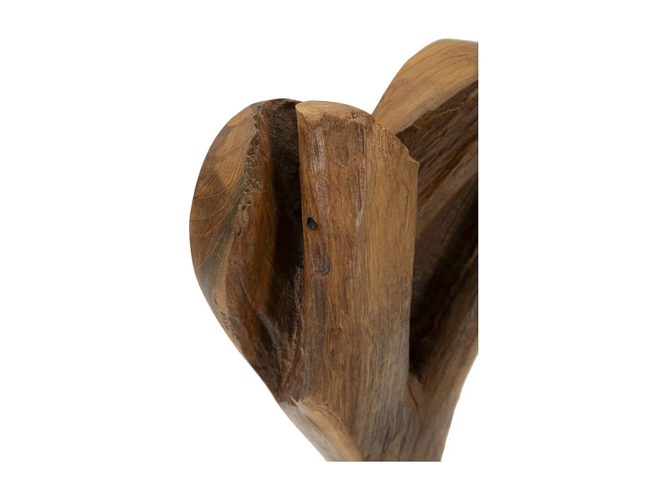 Scultura in legno marrone cm 15x10x35
