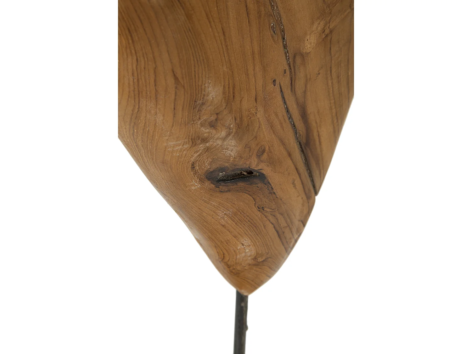 Objet Déco en Teck "Cœur" 45cm Naturel