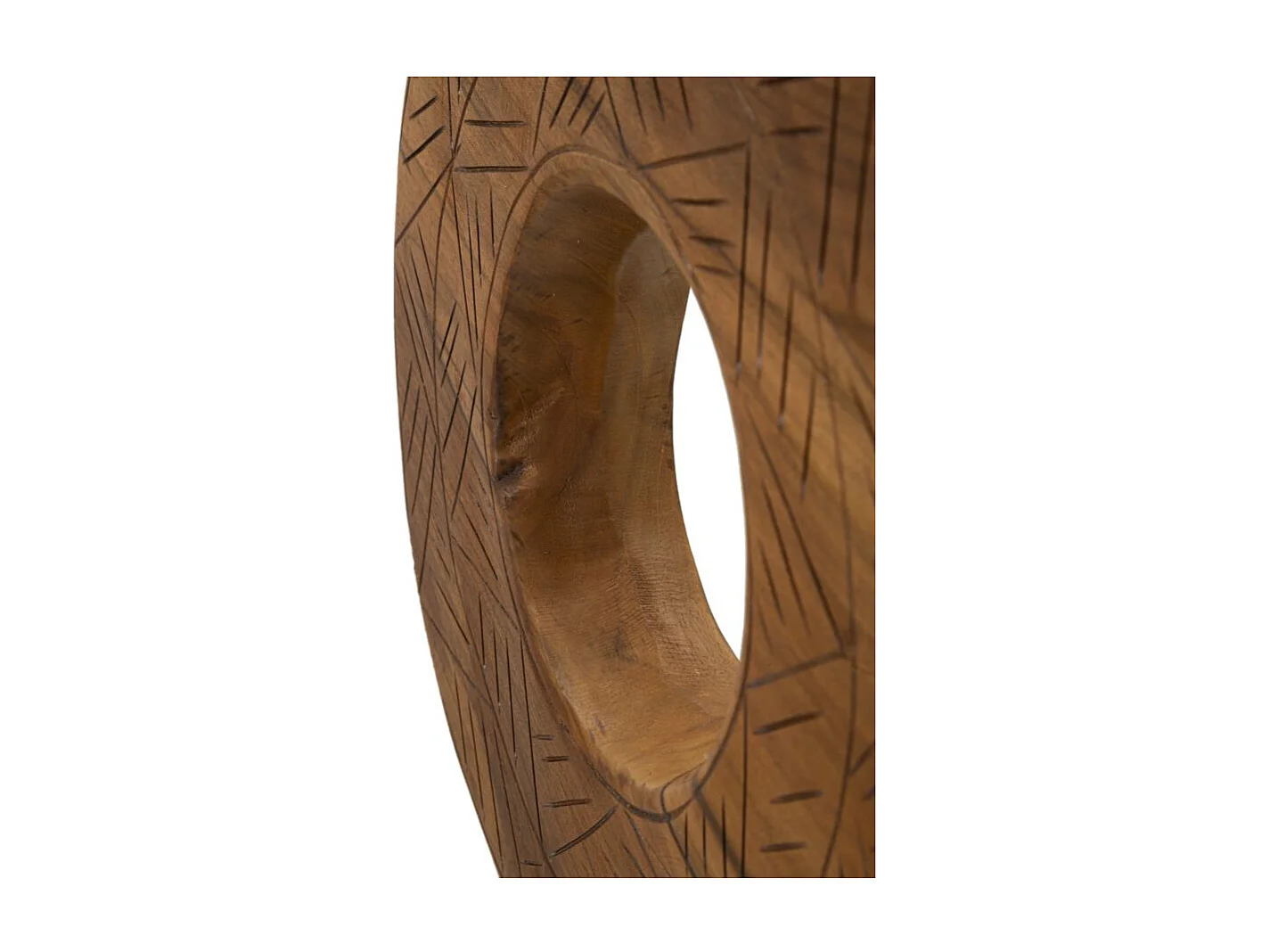 Scultura in legno marrone cm 35x10x58
