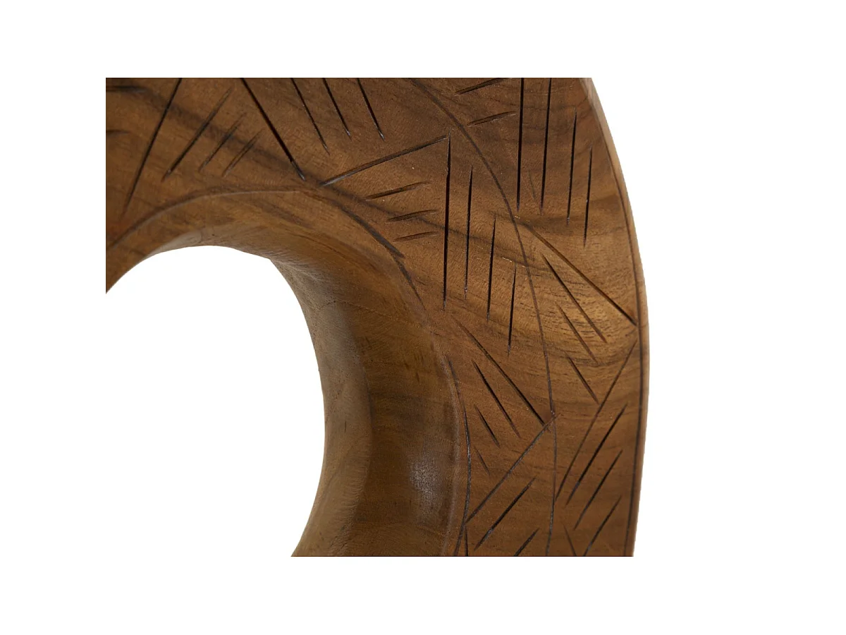 Objet Déco Rond en Teck "Dorat" 58cm Naturel