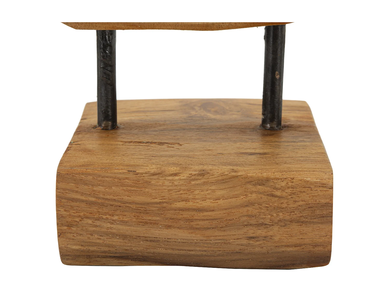 Objet Déco Cœur en Teck "Hasi" 28cm Naturel