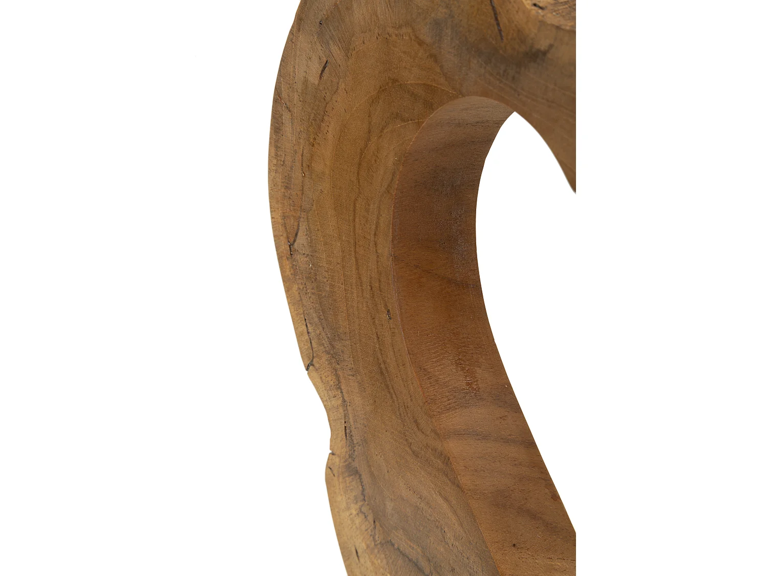Scultura in legno marrone cm 28x10x38