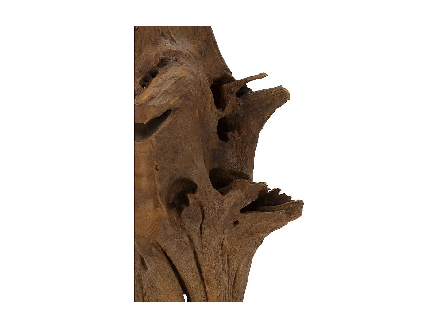 Scultura in legno marrone cm 23x27x64