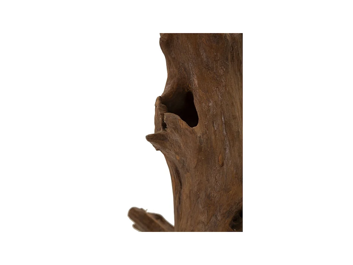 Scultura in legno marrone cm 23x27x64