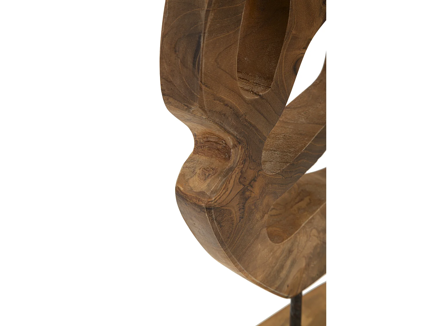 Objet Déco en Teck "Lubang" 38cm Naturel