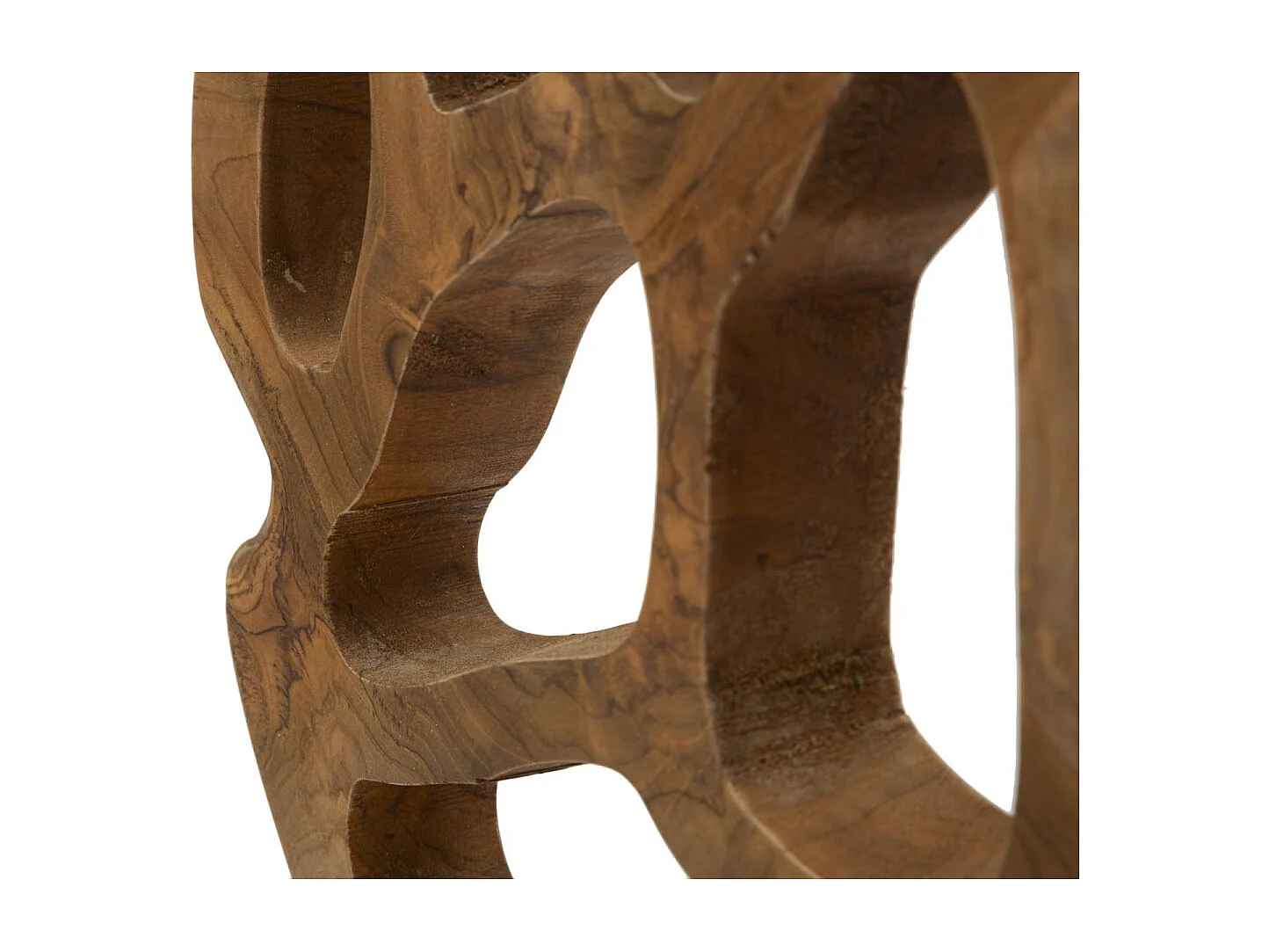 Scultura in legno marrone cm 25x10x38