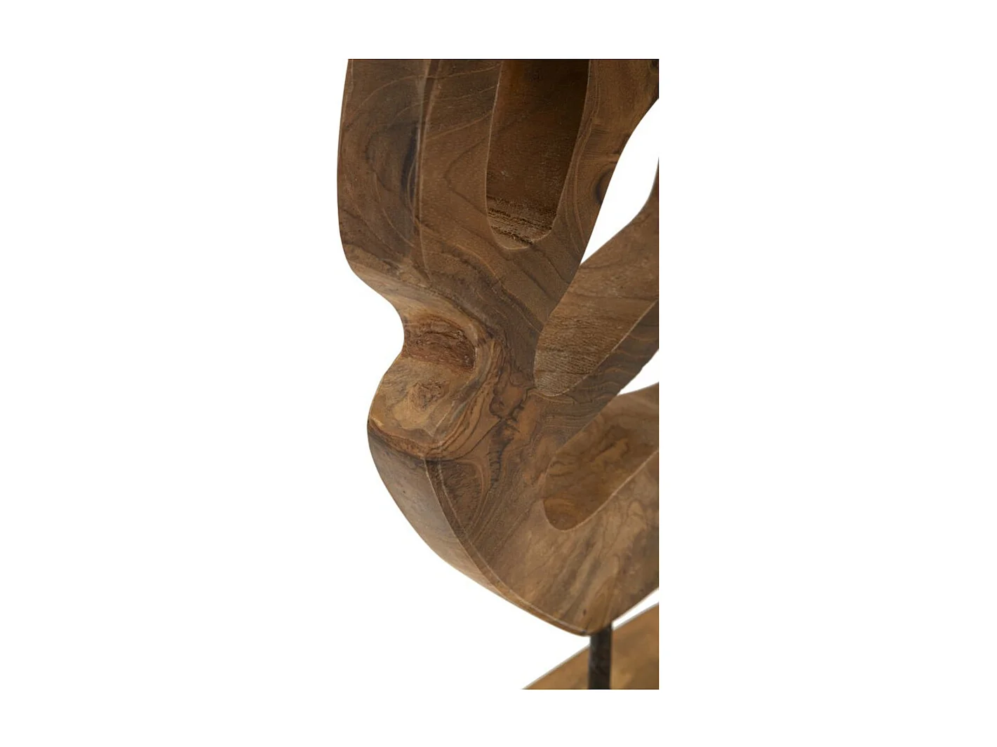 Scultura in legno marrone cm 25x10x38
