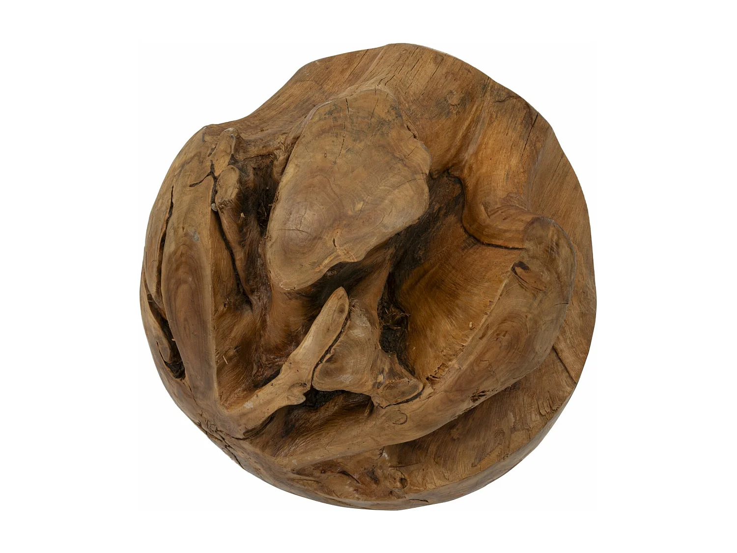 Sfera in legno marrone cm Ø 50