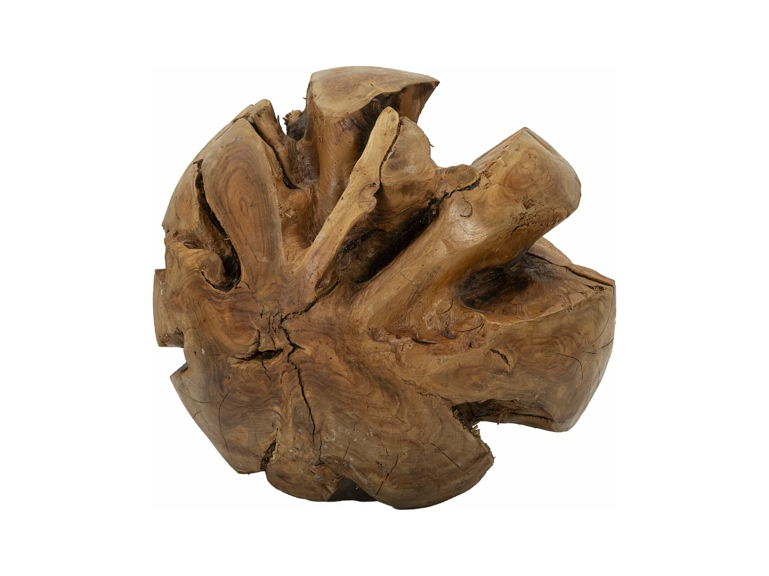 Sphère en bois marron Ø 50 cm