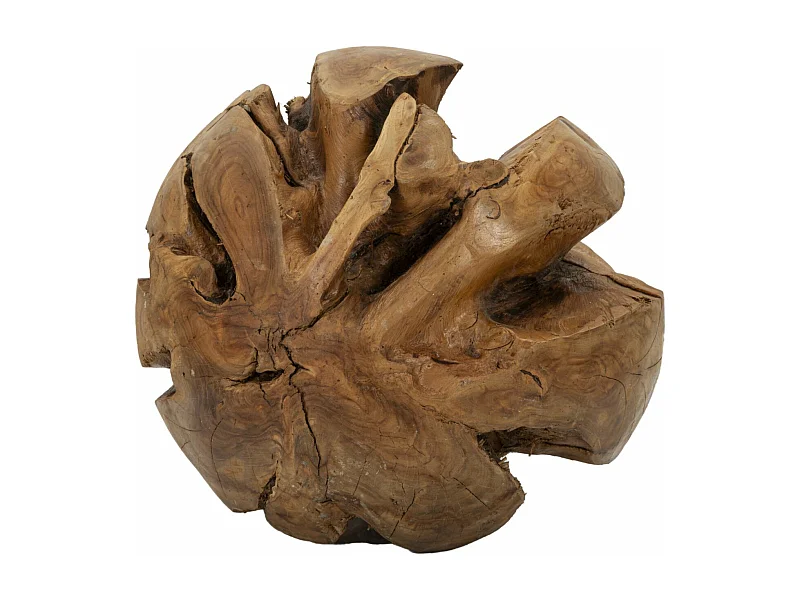 Bruine houten bol Ø 50 cm