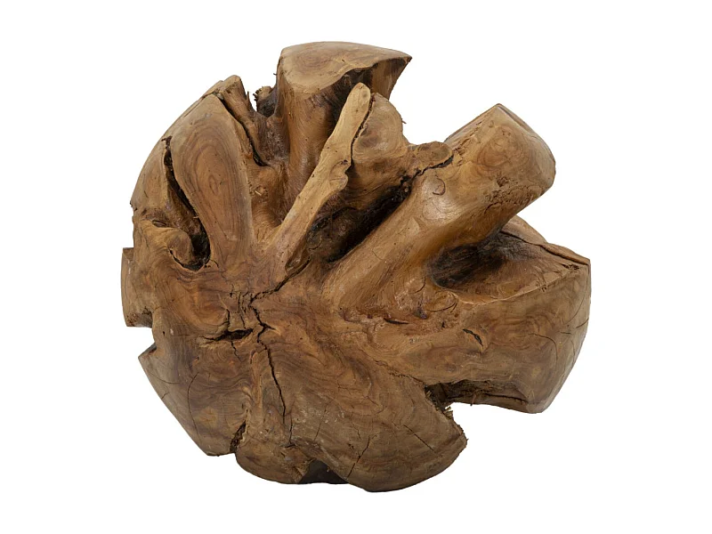 Bruine houten bol Ø 50 cm