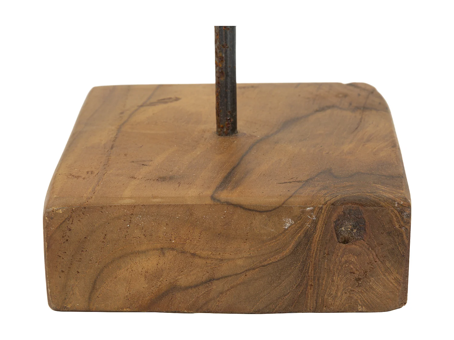 Scultura in legno marrone cm 28x12x42