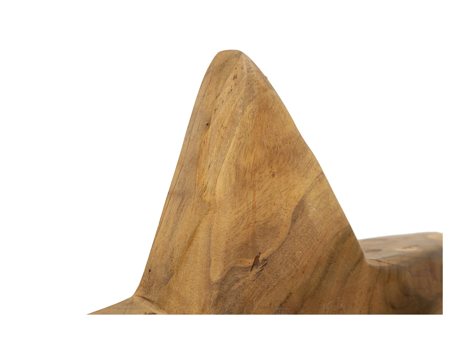 Scultura in legno marrone cm 28x12x42